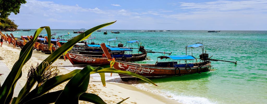 The famous longboats of Koh Phi Phi Thailand