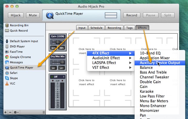 audio hijack pro transcribe configuration